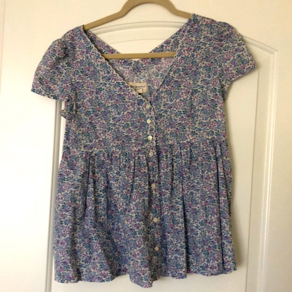 Floral Ralph Lauren Top, size M